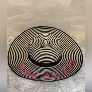 “Rosé All Day” Beach hat/ Sun Hat